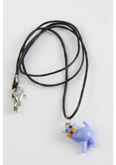 Ilkeshop Kedi Cam Kolye-renkli Çok renkli