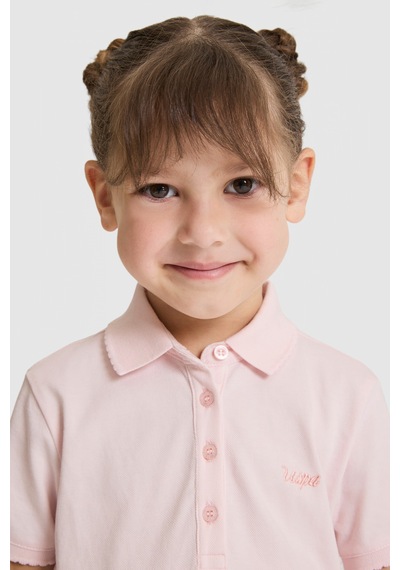 U.s. Polo Assn. Kız Çocuk Açık Pembe Tişört Basic 50328218-vr078 Acık Pembe