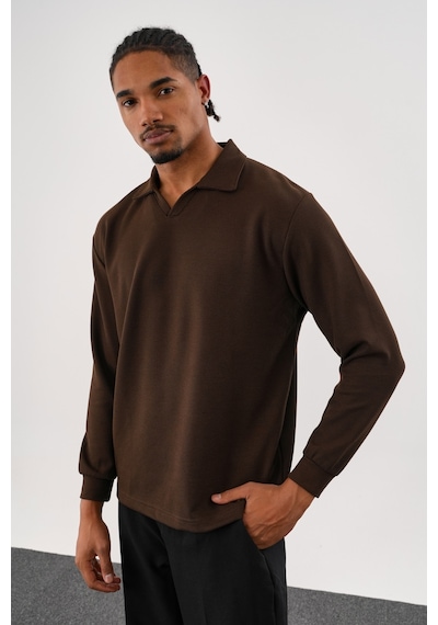 Redline Mellow Oversize Sweatshirt Kahve