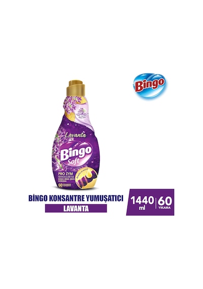 Soft Konsantre Çamaşır Yumuşatıcısı Lavanta 1440 Ml X 4 Adet 4'lü Set