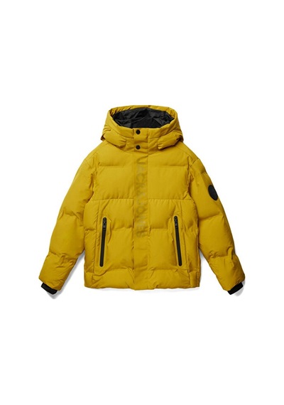 Jack & Jones Jack Jones Jcoalpha Puffer Jnr Çocuk Günlük Mont 12262162-golden-palm Sarı Sarı