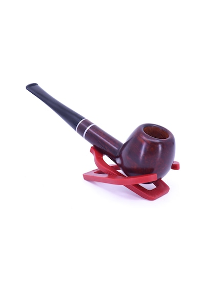 Şahin Kırmızı Yıldız Billiard 9mm Filtreli Ebonit Saplı Pipo 237060-103 Model 2