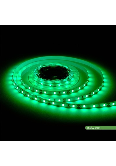 ACK Şerit LED 60 Led'li Yeşil Işık 7W 5 Metre AS01-00805