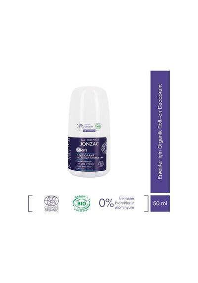 Eau Thermale Jonzac Erkekler İçin Organik Roll On Deodorant 50ml
