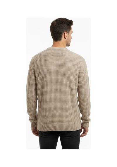 Jack & Jones Jjenick Knit Crew Neck Noos Erkek Kahverengi Kazak - 12211275