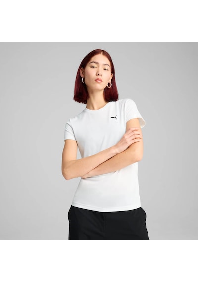 Puma Ess Poly Tee Beyaz Kadın T-shirt 682376-02 Beyaz