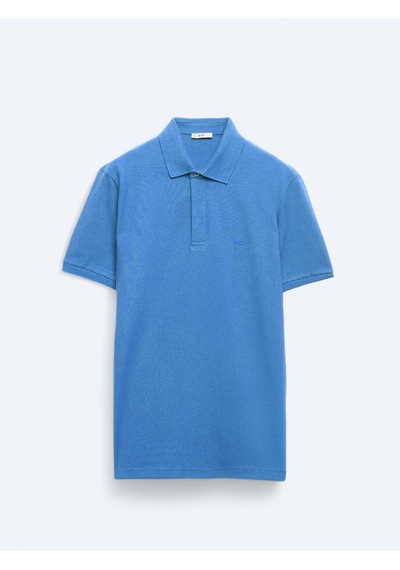 Kip Saks Düz Polo Yaka Pamuk T-shirt 4XL
