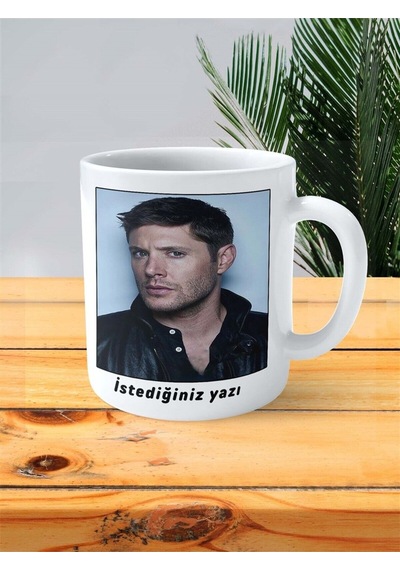 Jensen Ackles Baskılı Kupa Bardak Kişiye Özel Desen 5 Çok Renkli