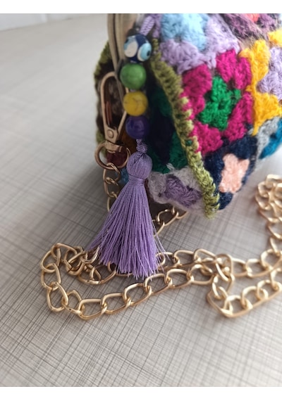 Drc Designs Mini Granny Square Çanta Çok renkli