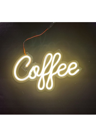Coffee Neon Yazı - Neon Coffee Yazısı Led Neon