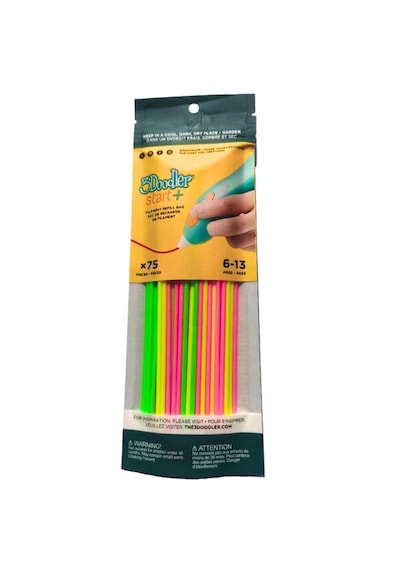 Start+ Eco Pla Neon Glow 3d Kalem İçin 75 Çubuk Filament - 3ds-eco-mıx4-75 Neon Glow