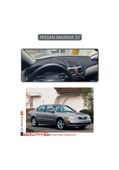 Nissan Maxima 33torpido Koruma Halısı Gri Kenar