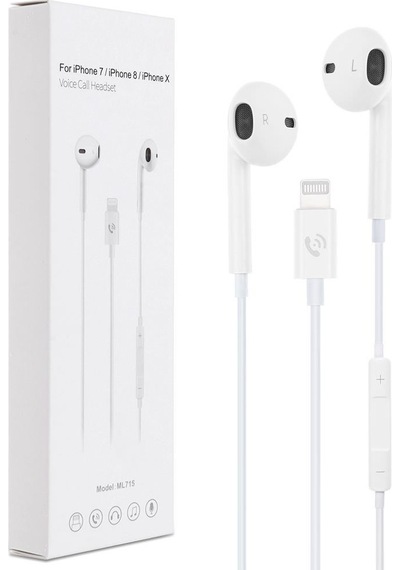iOS Apple Uyumlu iPhone 7 8 Plus X Xr Xs Xs Max Lightning Girişli Kulaklık