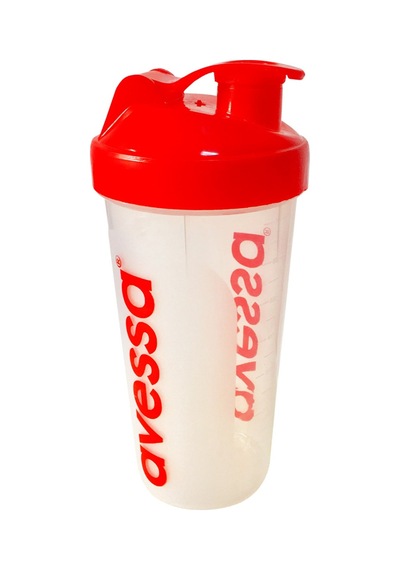 Premium Shaker 700 Cc Kırmızı Kapak - 9x48+10 Sporcu Kabı Su Matarası Egzersiz