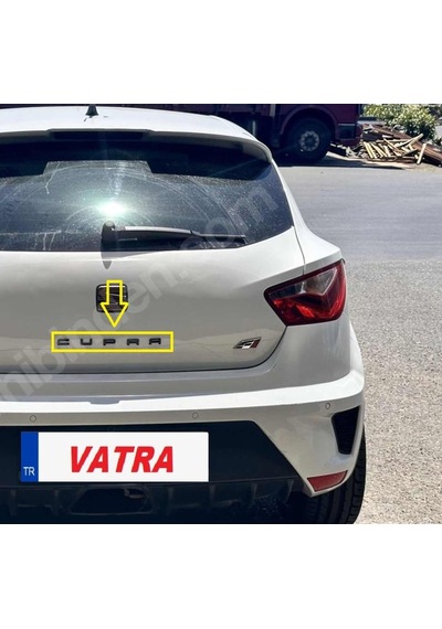 Ibiza 1.4 Tsı Sport Coupe Cupra Uyumlu Cupra Piano Black Bagaj Yazısı 3m 3d Abs