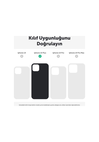 Apple İphone 14 Plus Uyumlu Kılıf Premium Deri Kılıf Siyah