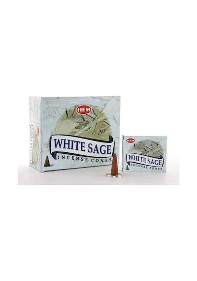 White Sage Aromalı Konik Tütsü