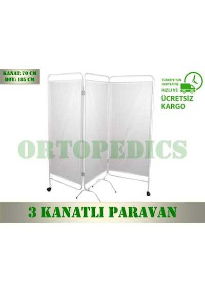Paravan - Hastane Muayene Paravani - 3 Kanatli