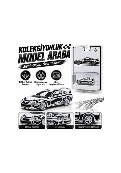 1/64 Toyota Supra Designed By Joshua Vides Çok Renkli