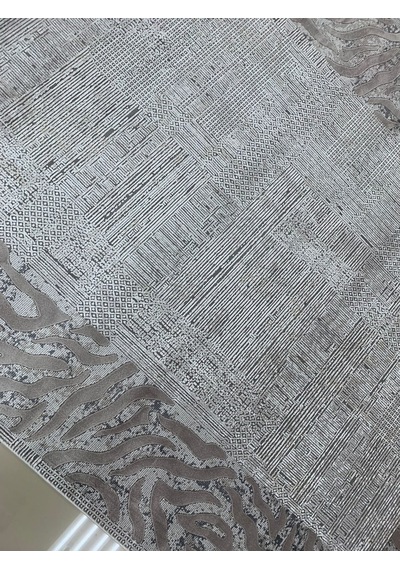 Padişah Halı Evidence 75322 070 Serisi Viskon Akrilik Salon Oturma Yatak Odası Halısı Kahve