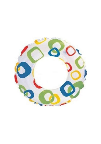 Intex Baskılı Simit 51cm Çok Renkli