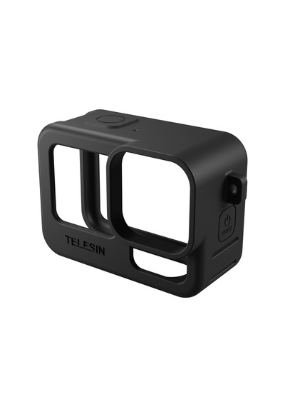 Gopro Hero13 Uyumlu Silikon Kılıf Hero12/11/10/9 Uyumlu + Silikon Lens Koruyucu + Kordon İp