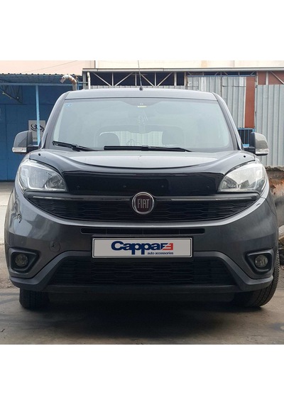 Cappafe Fiat Doblo Ön Kaput Koruyucu Rüzgarlık 4Mm Abs 2015-›