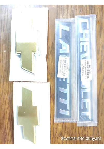 Chevrolet+lacetti Yazı+ön-arka Arma Ön Ve Arka Arma 2005 - 2008 Armalar 11.5cm 4 Lü Set 3d 3m