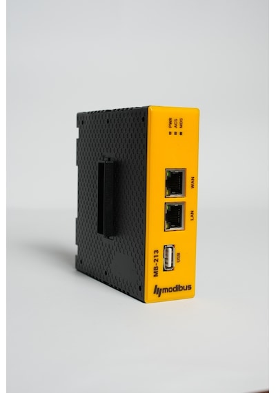 Modıbus Mb213 Ana Modül, Endüstriyel Uzaktan Erişim Cihazı, Dın Ray Montajlı, Wan/lan Port, Dahili Wifi, 2 Dijital Giriş/çıkış, Usb Ve Sd Kart Yuvalı