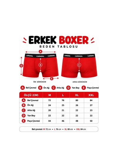 Carnaval Socks İnek Benek Desenli Erkek Boxer Pamuklu Likralı Parlak Lastikli Kutulu Siyah Beyaz Çoklu