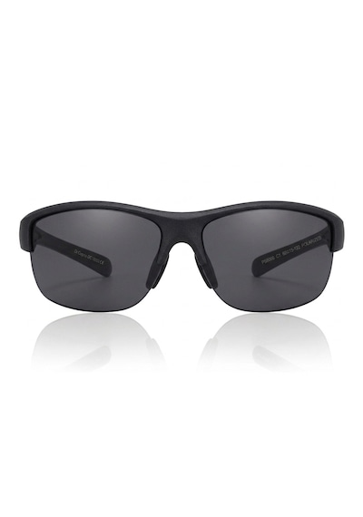 Di Caprio Dc3033gun Mat Siyah Yarım Çerçeve Oval Polarize Camlı Erkek Güneş Gözlüğü