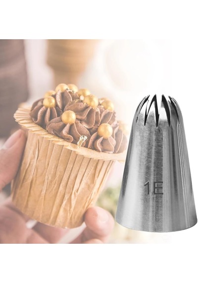 Krema Duyu Büyük Boy Pasta Duyu Paslanmaz Çelik + 4 Adet Şanti Torbası Metal
