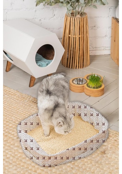 6 Rulo Kedi Kumu Torbası, 85x50cm Boyutunda, 7' Li 6 Rulo