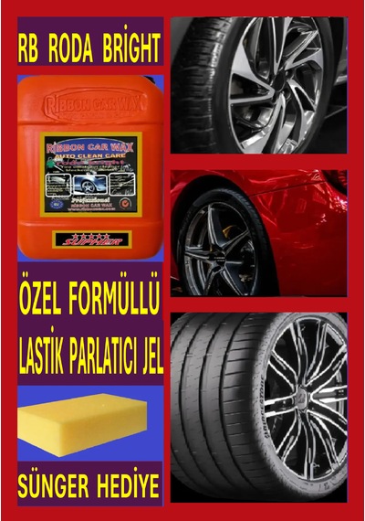 Rb Roda Bright Lastik Parlatıcı Jel Siyahlaştırıcı Temizleyici 5 Lt