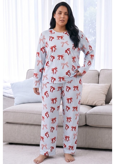 Siyah İnci Desenli Termal Kumaşlı Ultra Soft Yumuşak Büyük Beden Battal Boy Örme Pijama Takımı 26226719 Mavi Siyah İnci Desenli Termal Kumaşlı Ultra Soft Yumuşak Büyük Beden Battal Boy Örme Pijama Takımı 26226719 Mavi