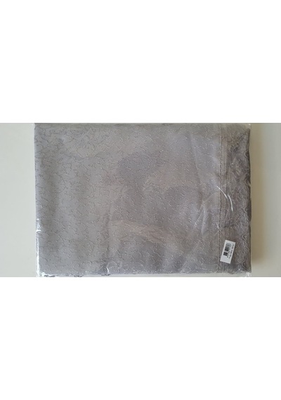 Gülce Dantelli Masa Örtüsü Gri 160X220