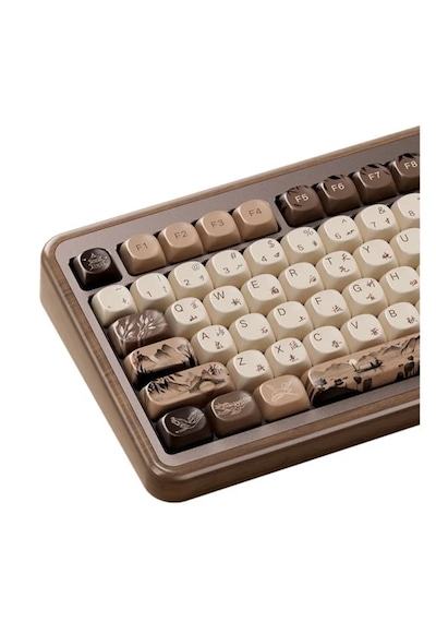 Akko MU02 Mountain Seclusion TKL Rosewood Switch RGB Kablosuz Hotswap Mekanik Oyuncu Klavye