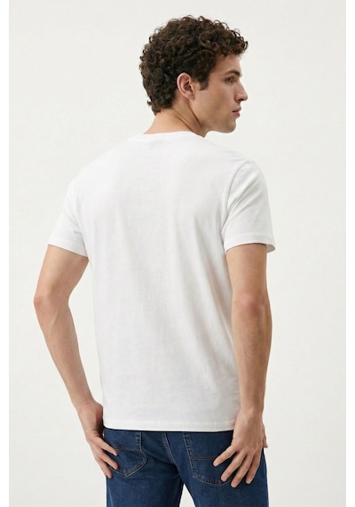 Loft Lf2042275 Erkek Kısa Kol T-shirt Beyaz