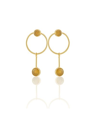 Kadir Jewellery 22 Ayar Altın Kaplama Kadın Sallantılı Küpe -el İşçiliği Ve Hipoalerjenik Küpe Sarı 41155875