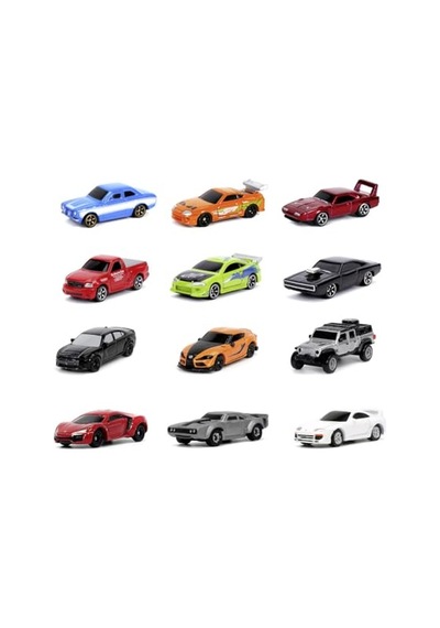 253201008 Fast Furious Blind Nano Figür Sürpriz Paket 1 Adet Sürpriz Araba İçerir