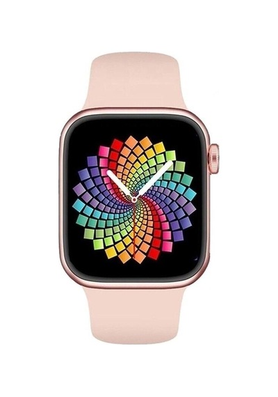 Watch 7 Pro Tüm Telefonlara Uyumlu Son Sürüm Akıllı Saat Pembe