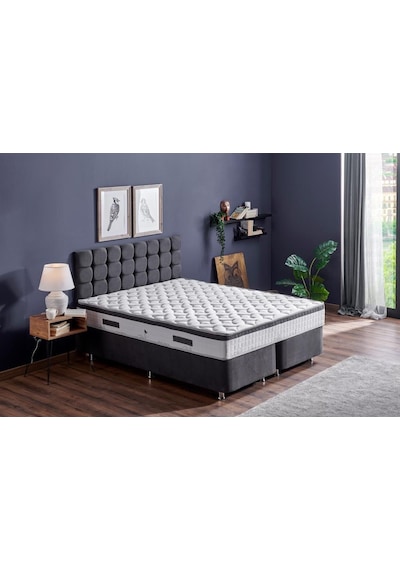 Nironyatak Tek Kişilik Full Ortopedik Sert Yatak 120X200 Cm Aloe Vera Yatak