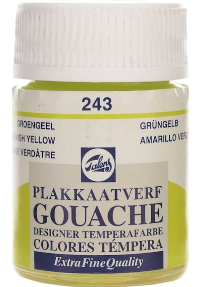 Talens Guaj Boya 16 ML 243 Greenısh Yellow Greenish Yellow