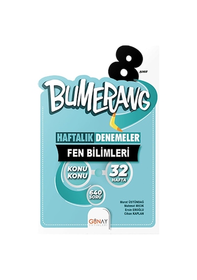 Günay 8.Sınıf Lgs Bumerang Haftalık Denemeler Fen Bilimleri - Gün