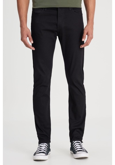 Lee Erkek Malone Skinny Fit Düşük Bel Siyah Kot Pantolon - L736yg47 Siyah