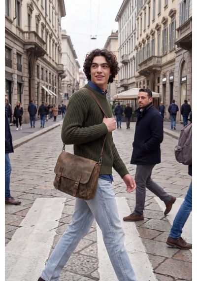 Jack & Jones Jjjaxon Erkek Kazak 12306928 Haki