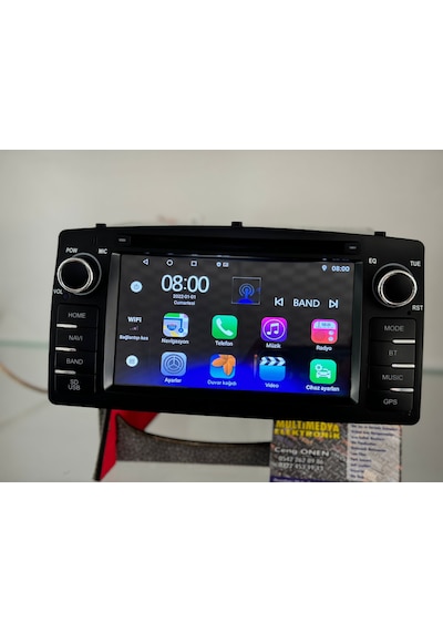 Toyota Corolla 2005 Multimedya Navigasyon Android Gerçek 4Gb Ram