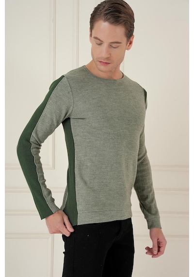 Efor Tr 871 Slim Fit Haki Klasik Triko Haki