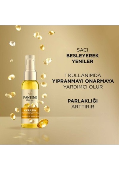 Saç Bakım Yağı 100 Ml E Vitaminli Koruyucu Özlü