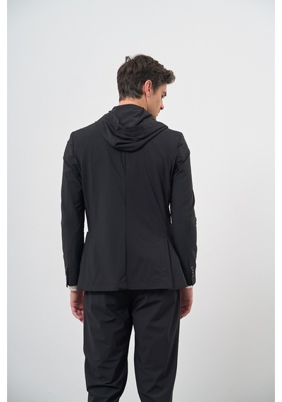 Morven Erkek Siyah Polyamide Torba Cep Kapüşonlu Slim Fit Mono Yaka Spor Takım Elbise 24ms001009001 Siyah Morven Erkek Siyah Polyamide Torba Cep Kapüşonlu Slim Fit Mono Yaka Spor Takım Elbise 24ms001009001 Siyah